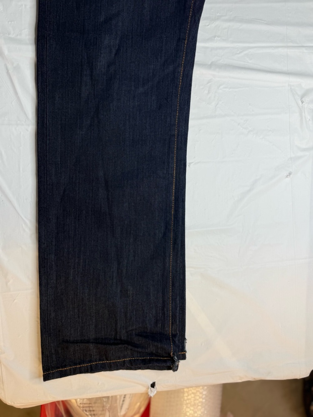 The Hundreds Jeans Mens 36 Blue Denim Bomb Logo Pocket Streetwear - Picture 8 of 11
